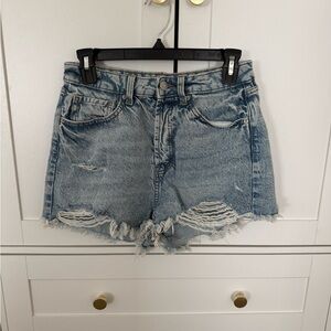wild fable Light Blue Distressed Denim Jean Shorts